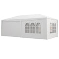 6 x 3 m Outdoor Waterproof Party Tent with 6 Removable Side Walls - White