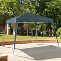 Pop-Up Tent 3x3x2.4 m with Steel Frame and UV Protection - Green