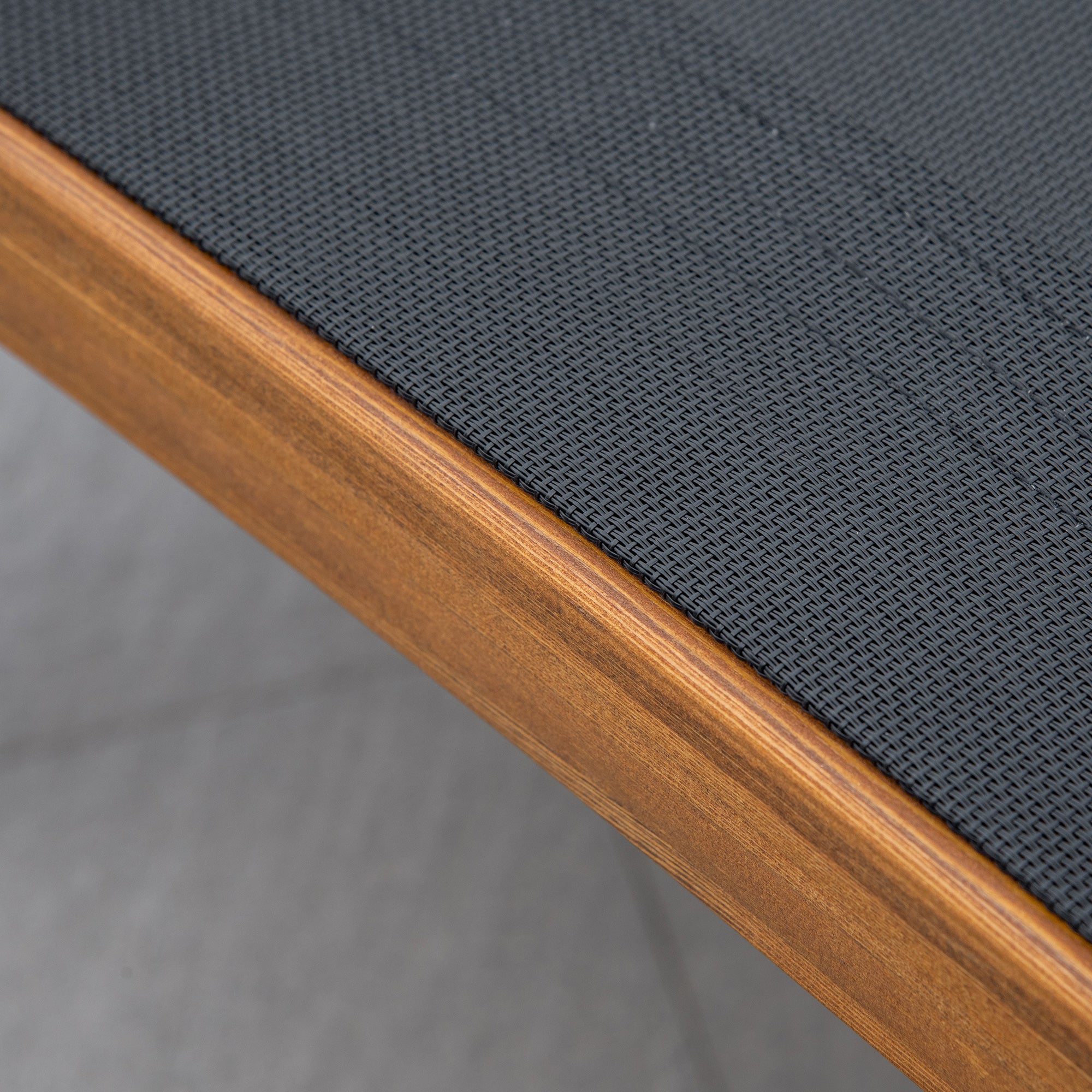 Ergonomic Wooden Patio Lounge Chair with Adjustable Back and Removable Pillow Black