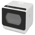 Mini Table Top Dishwasher with 4 Place Settings, 6 Programmes, Touch Control & LED Display - White