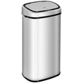 68L Automatic Sensor Lid Steel Kitchen Bin - Silver