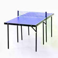 Folding Mini Compact Table Tennis Top with Professional Net Set - Blue