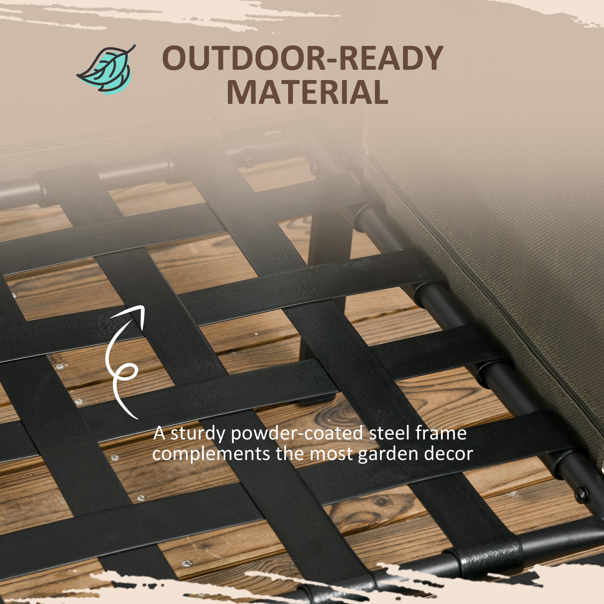 4 Piece Metal Garden Sofa Set with Tempered Glass Table Light Grey