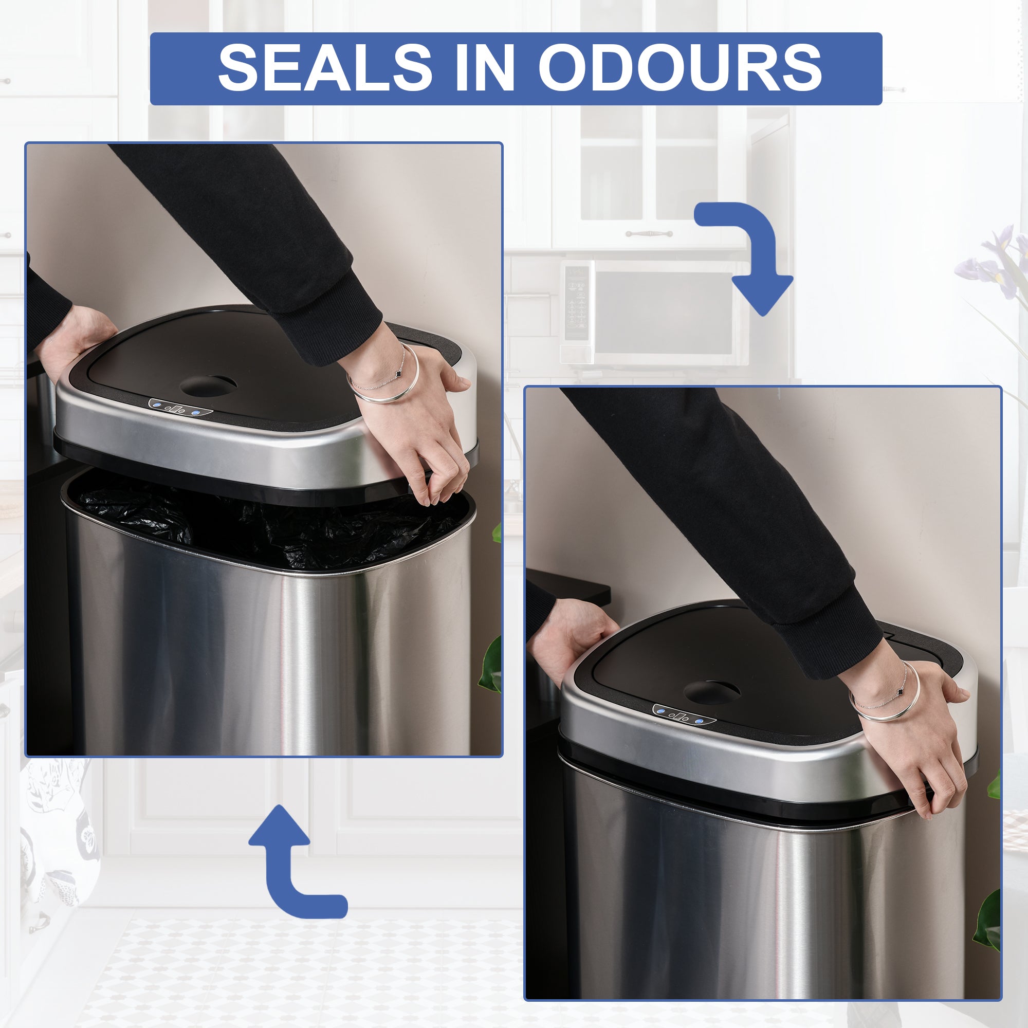 Sensor Bin, Stainless Steel, 58L